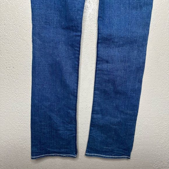 True Religion Billy Stretch Denim Blue Jeans Pocket Flaps Womens Size 28 x 34 - Picture 6 of 8